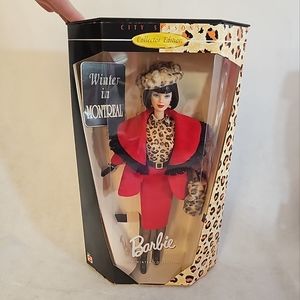 1999 City Seasons Winter in Montreal Barbie Doll NIB